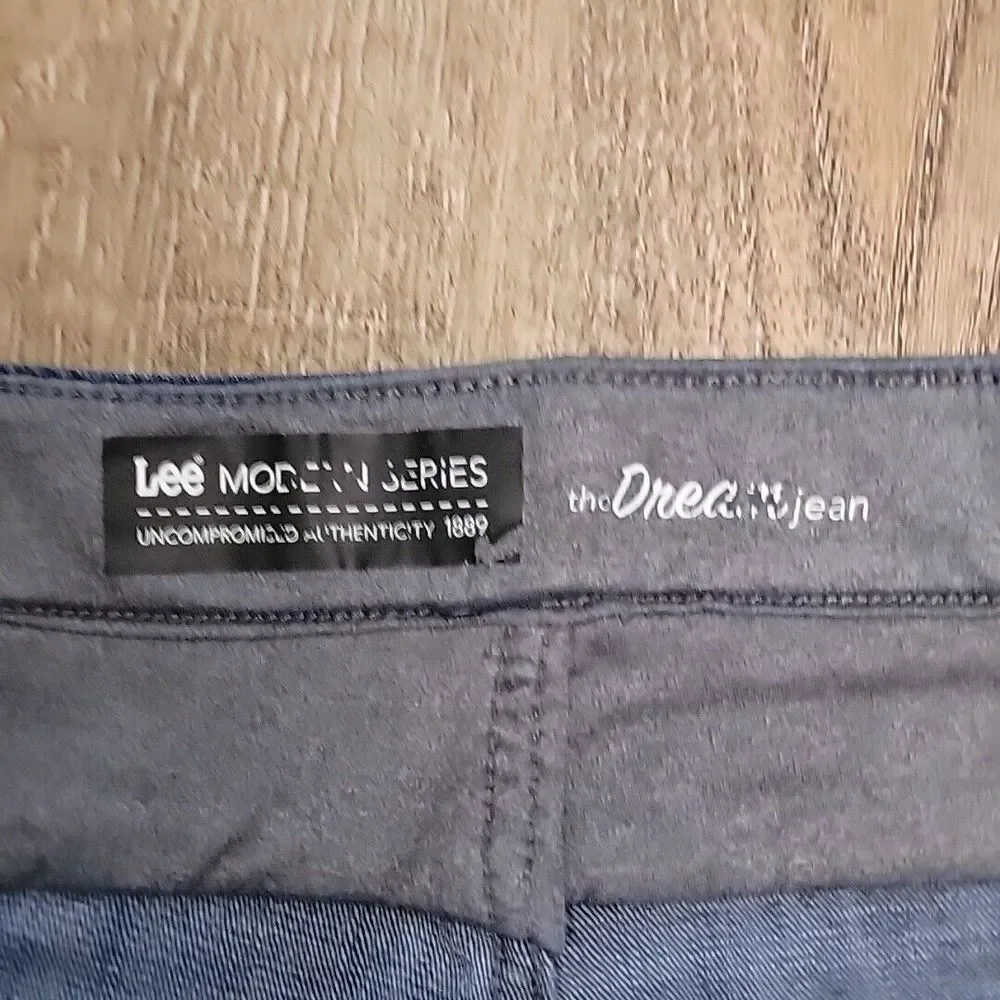 Lee Women's Straight Leg Jeans - Dark Blue - Picture 4 of 7